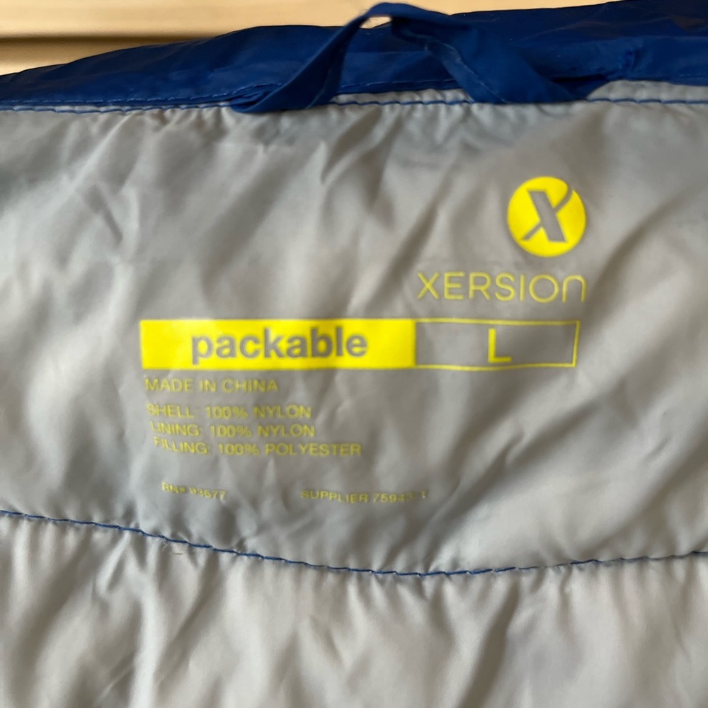 Xersion Packable Puffer Jacket Largep - image 2